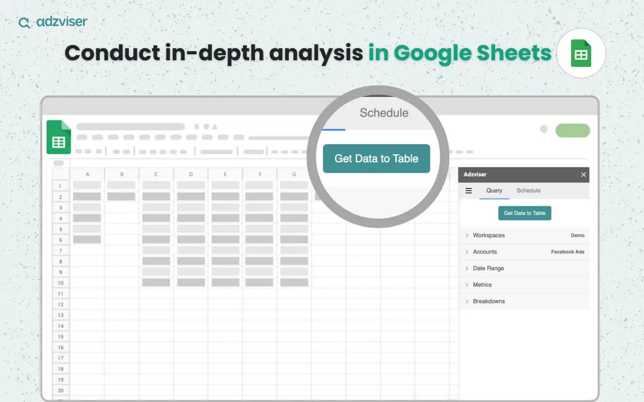 Adzviser on Google Sheets Image