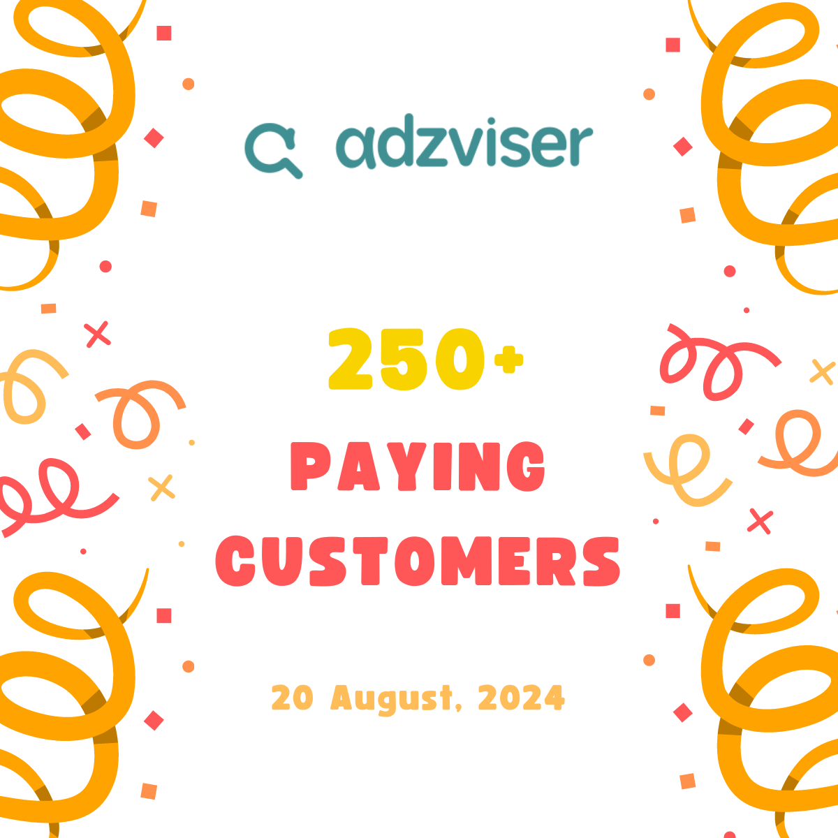 250+ paying customers