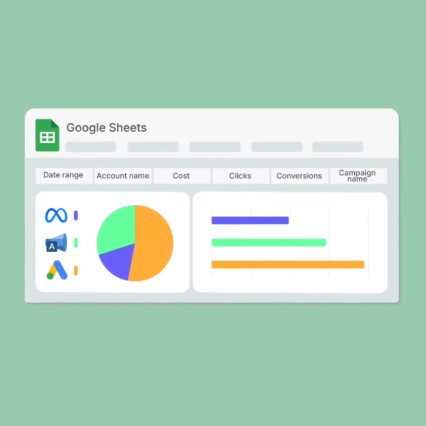 Send Marketing & Sales Data to Google Sheets | Adzviser
