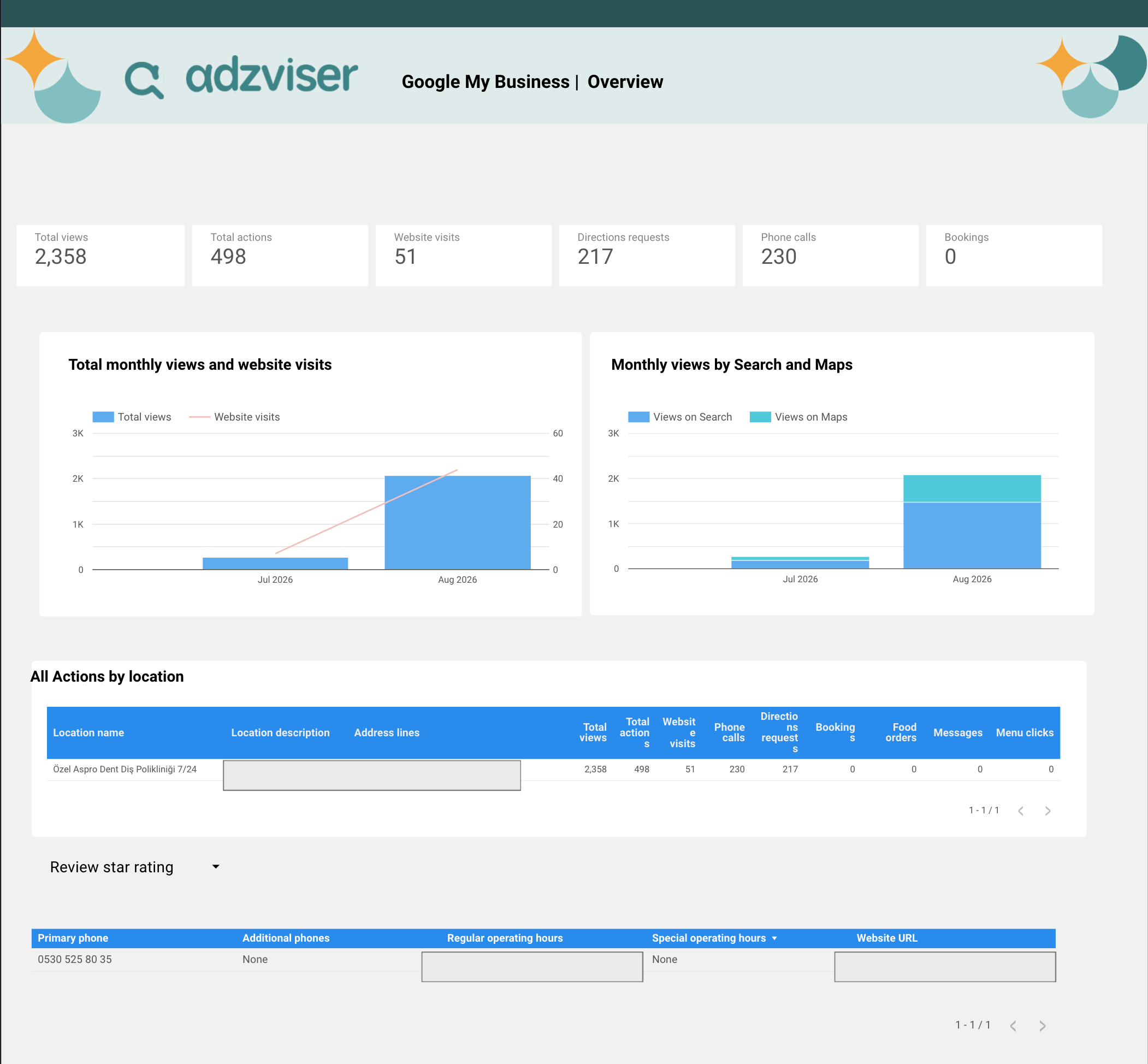 Google My Business Overview preview